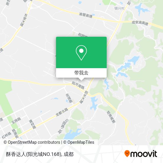 酥香达人(阳光城NO.168)地图
