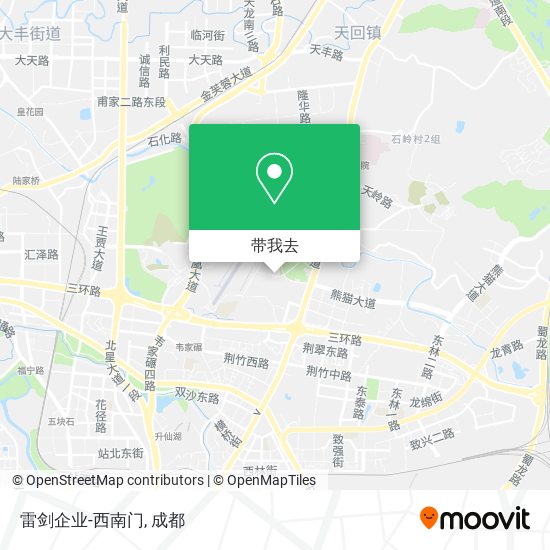 雷剑企业-西南门地图