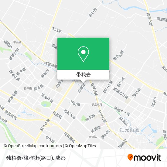 独柏街/橡梓街(路口)地图