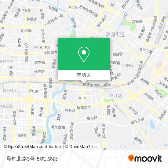 晨辉北路3号-5栋地图