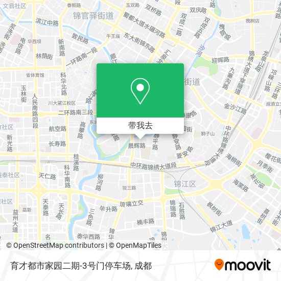 育才都市家园二期-3号门停车场地图