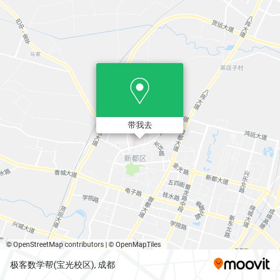 极客数学帮(宝光校区)地图