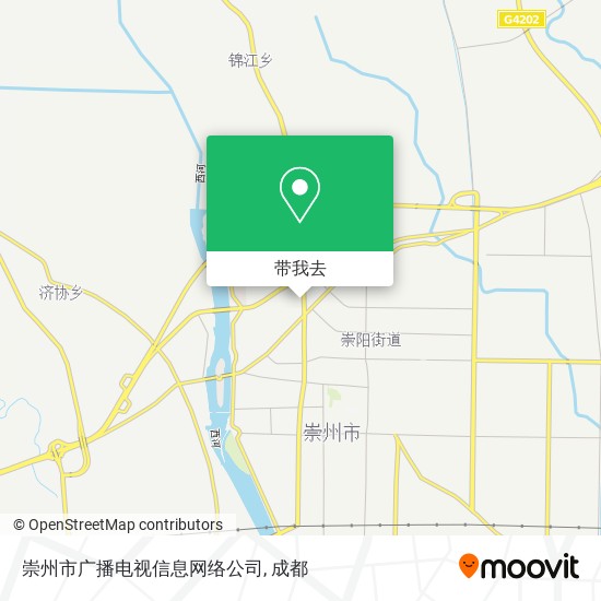 崇州市广播电视信息网络公司地图