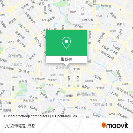 八宝街辅路地图