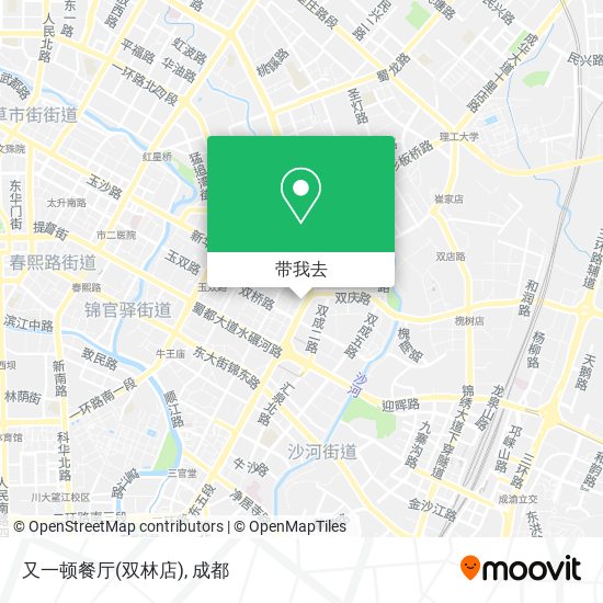 又一顿餐厅(双林店)地图