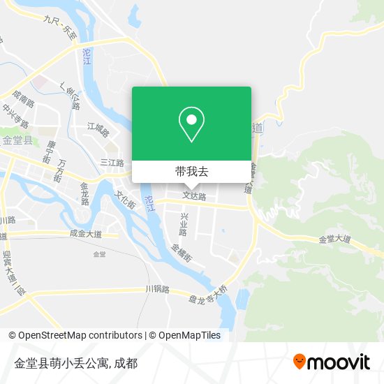 金堂县萌小丢公寓地图