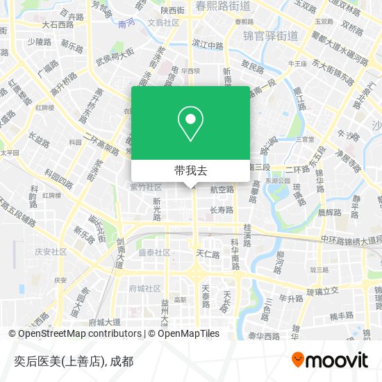 奕后医美(上善店)地图