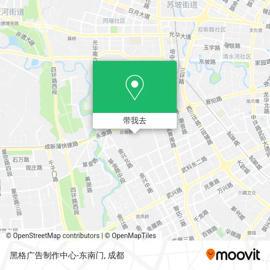 黑格广告制作中心-东南门地图