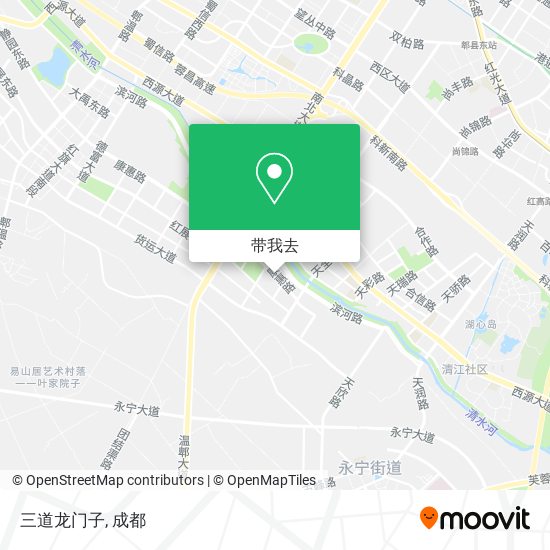 三道龙门子地图