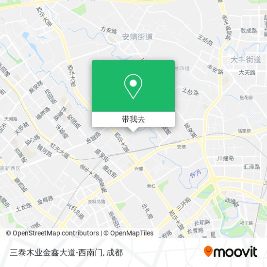 三泰木业金鑫大道-西南门地图
