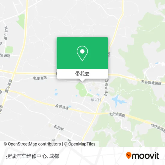 捷诚汽车维修中心地图