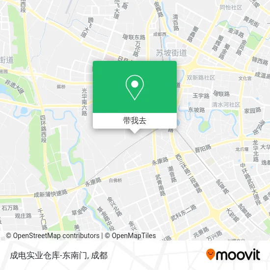 成电实业仓库-东南门地图