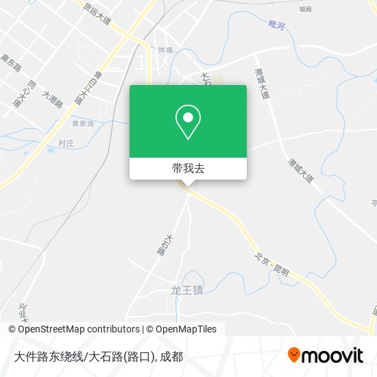 大件路东绕线/大石路(路口)地图