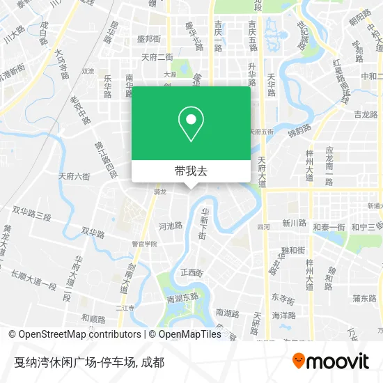 戛纳湾休闲广场-停车场地图