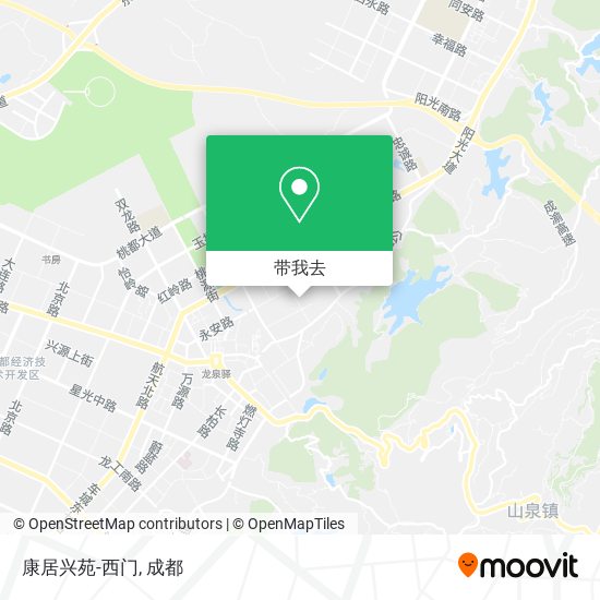 康居兴苑-西门地图