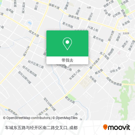 车城东五路与经开区南二路交叉口地图