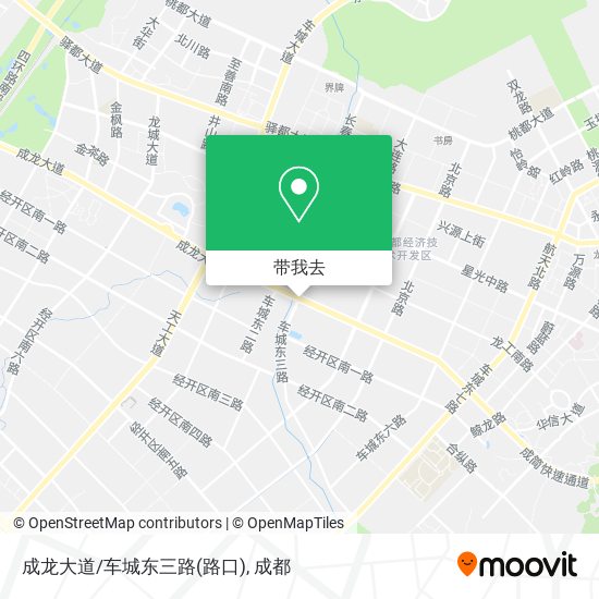 成龙大道/车城东三路(路口)地图