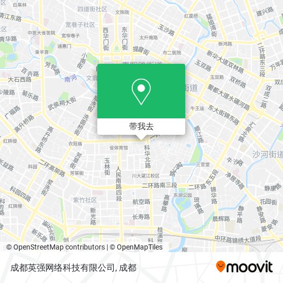 成都英强网络科技有限公司地图