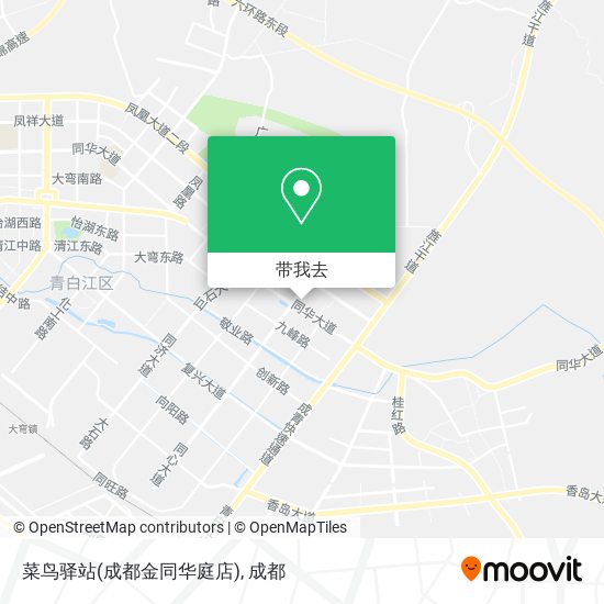 菜鸟驿站(成都金同华庭店)地图