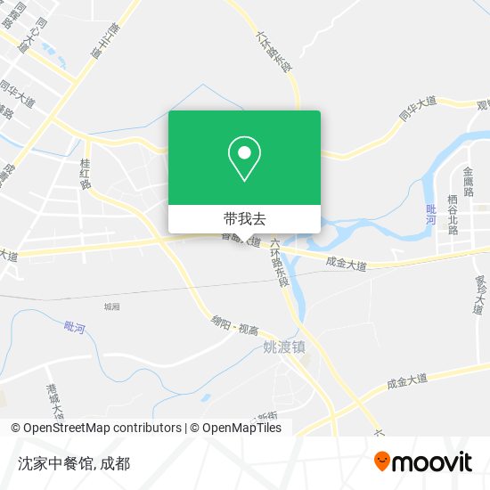 沈家中餐馆地图