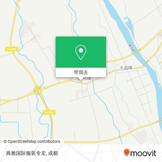 典雅国际服装专卖地图