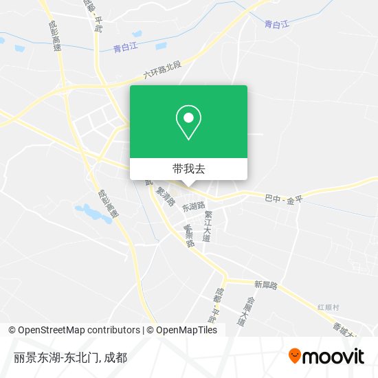 丽景东湖-东北门地图