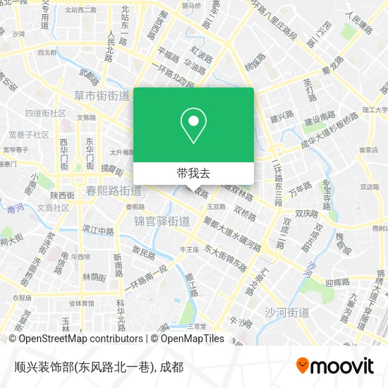 顺兴装饰部(东风路北一巷)地图