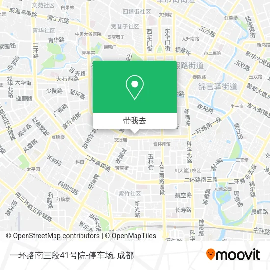 一环路南三段41号院-停车场地图