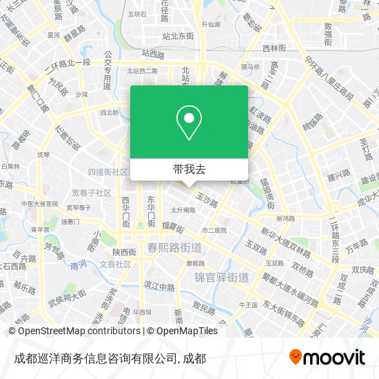 成都巡洋商务信息咨询有限公司地图