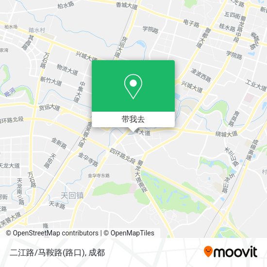 二江路/马鞍路(路口)地图