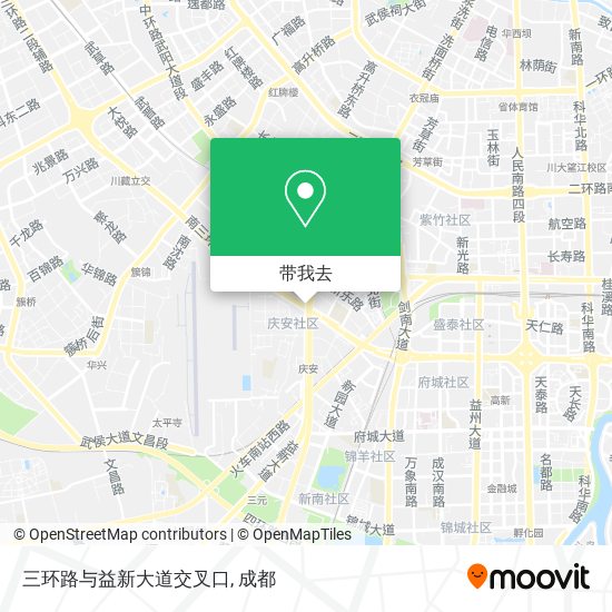 三环路与益新大道交叉口地图