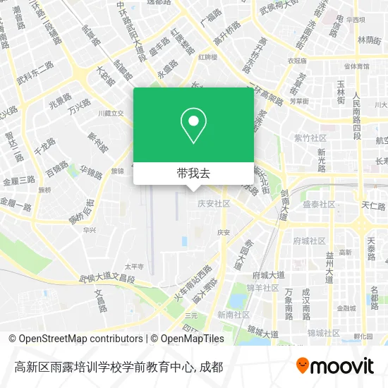 高新区雨露培训学校学前教育中心地图