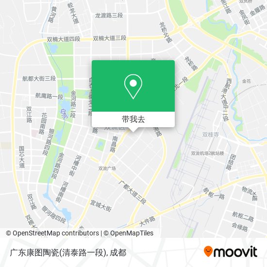 广东康图陶瓷(清泰路一段)地图