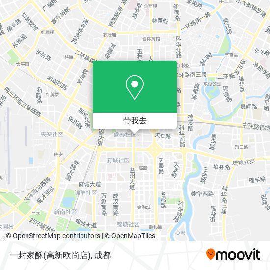 一封家酥(高新欧尚店)地图