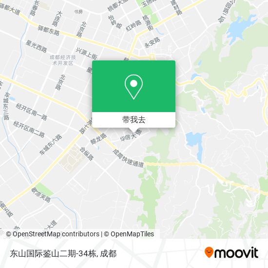 东山国际鉴山二期-34栋地图