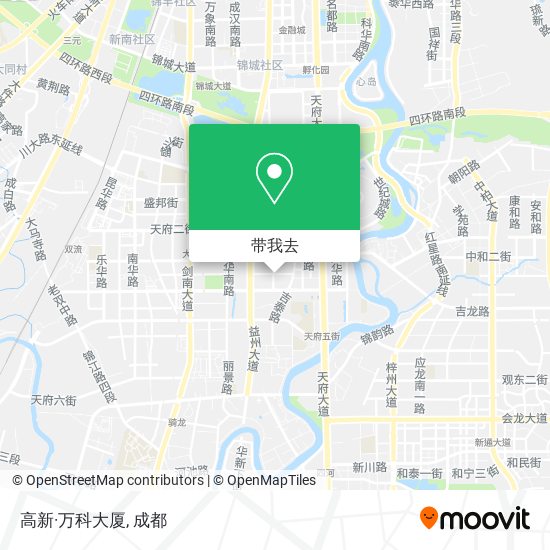高新·万科大厦地图