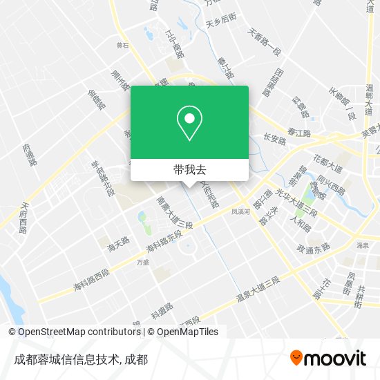 成都蓉城信信息技术地图