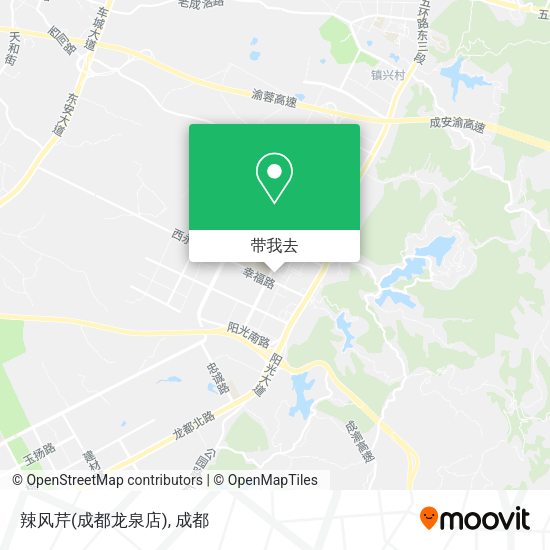 辣风芹(成都龙泉店)地图