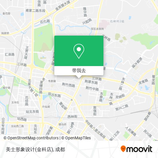美士形象设计(金科店)地图