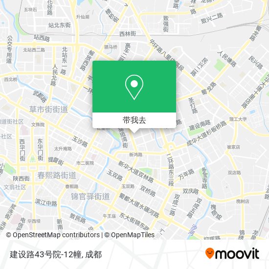 建设路43号院-12幢地图