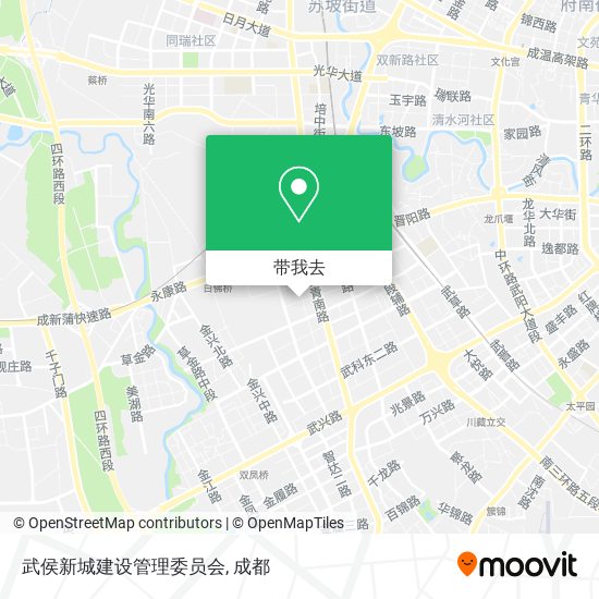 武侯新城建设管理委员会地图