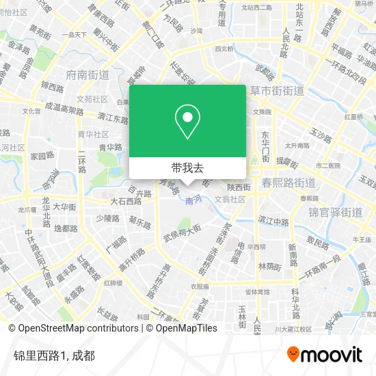 锦里西路1地图