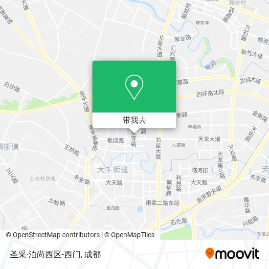 圣采·泊尚西区-西门地图