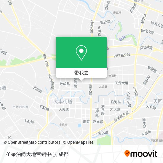圣采泊尚天地营销中心地图
