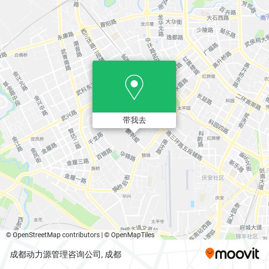 成都动力源管理咨询公司地图