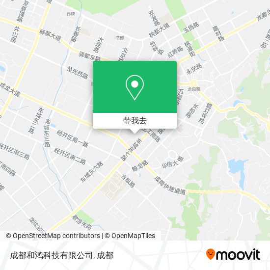 成都和鸿科技有限公司地图