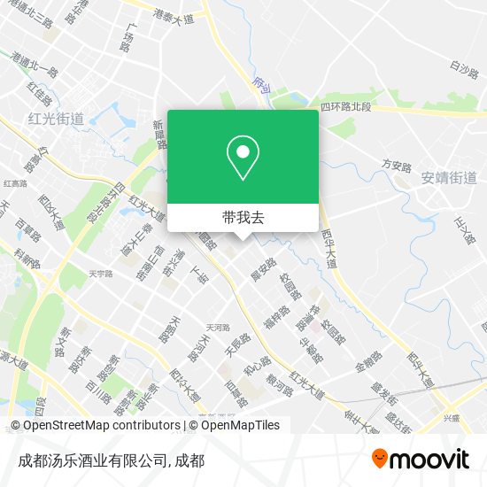 成都汤乐酒业有限公司地图