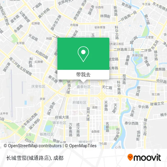 长城雪茄(城通路店)地图