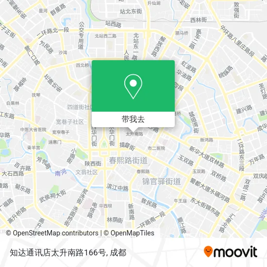 知达通讯店太升南路166号地图