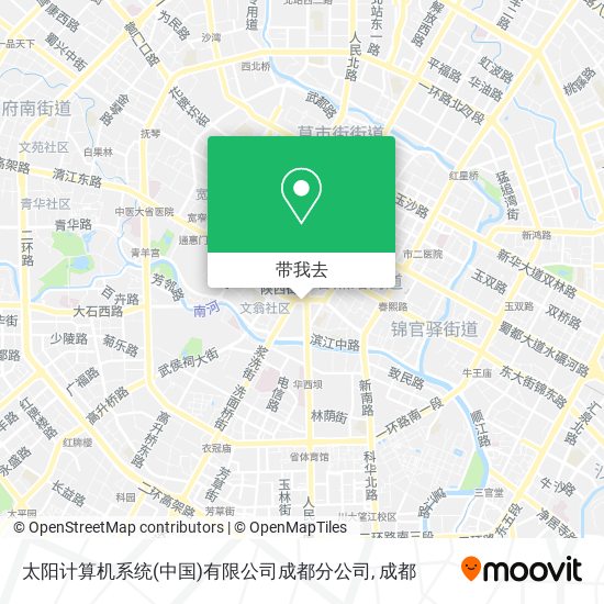 太阳计算机系统(中国)有限公司成都分公司地图